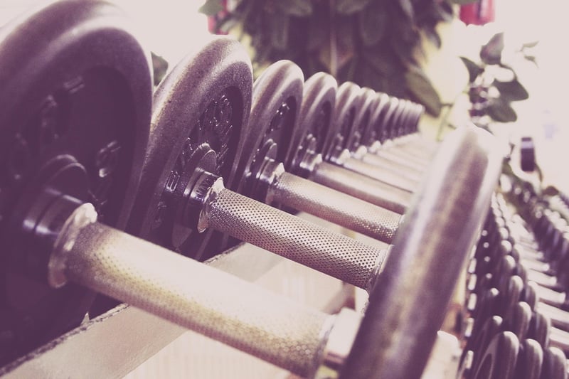 Gym dumbbells
